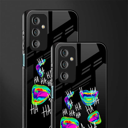 hahahahahaha back phone cover | glass case for samsung galaxy f23 5g