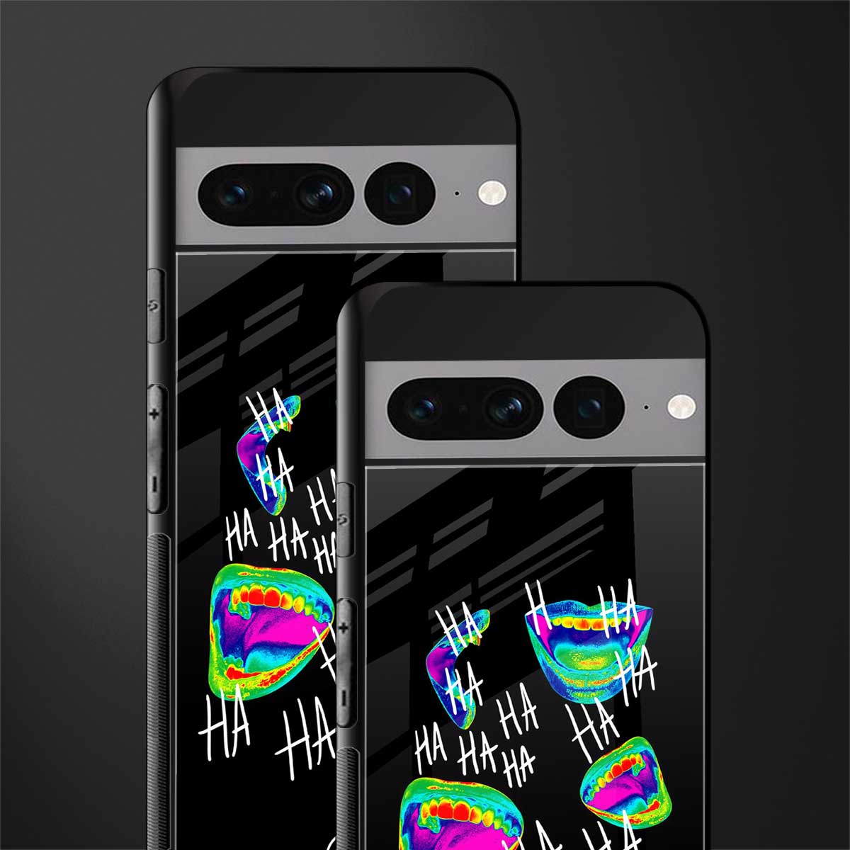 hahahahahaha back phone cover | glass case for google pixel 7 pro