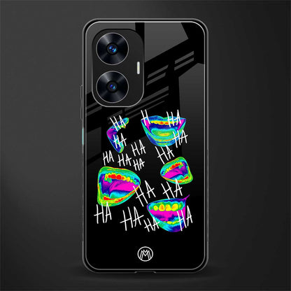 hahahahahaha back phone cover | glass case for realme c55