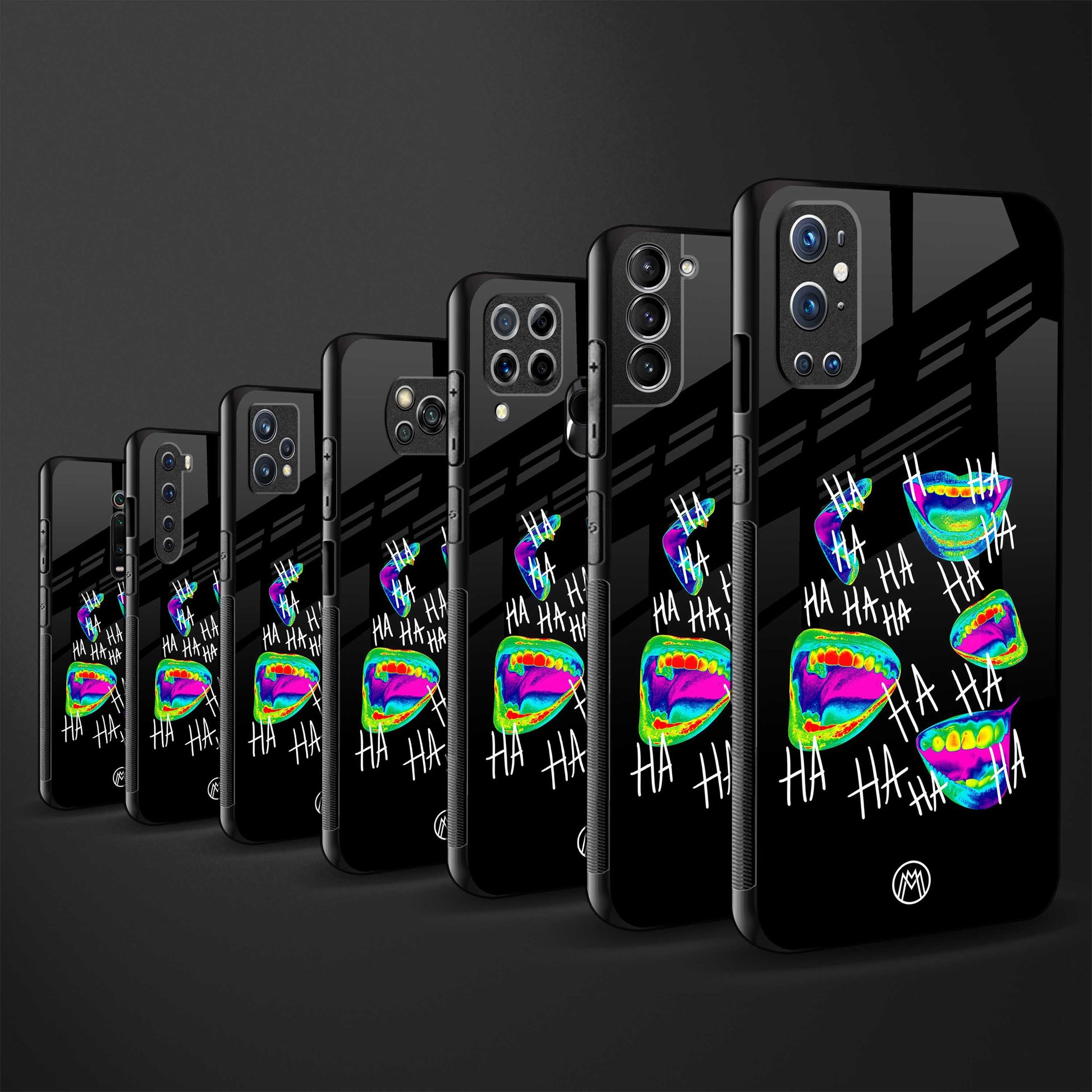 hahahahahaha back phone cover | glass case for oppo f21 pro 4g