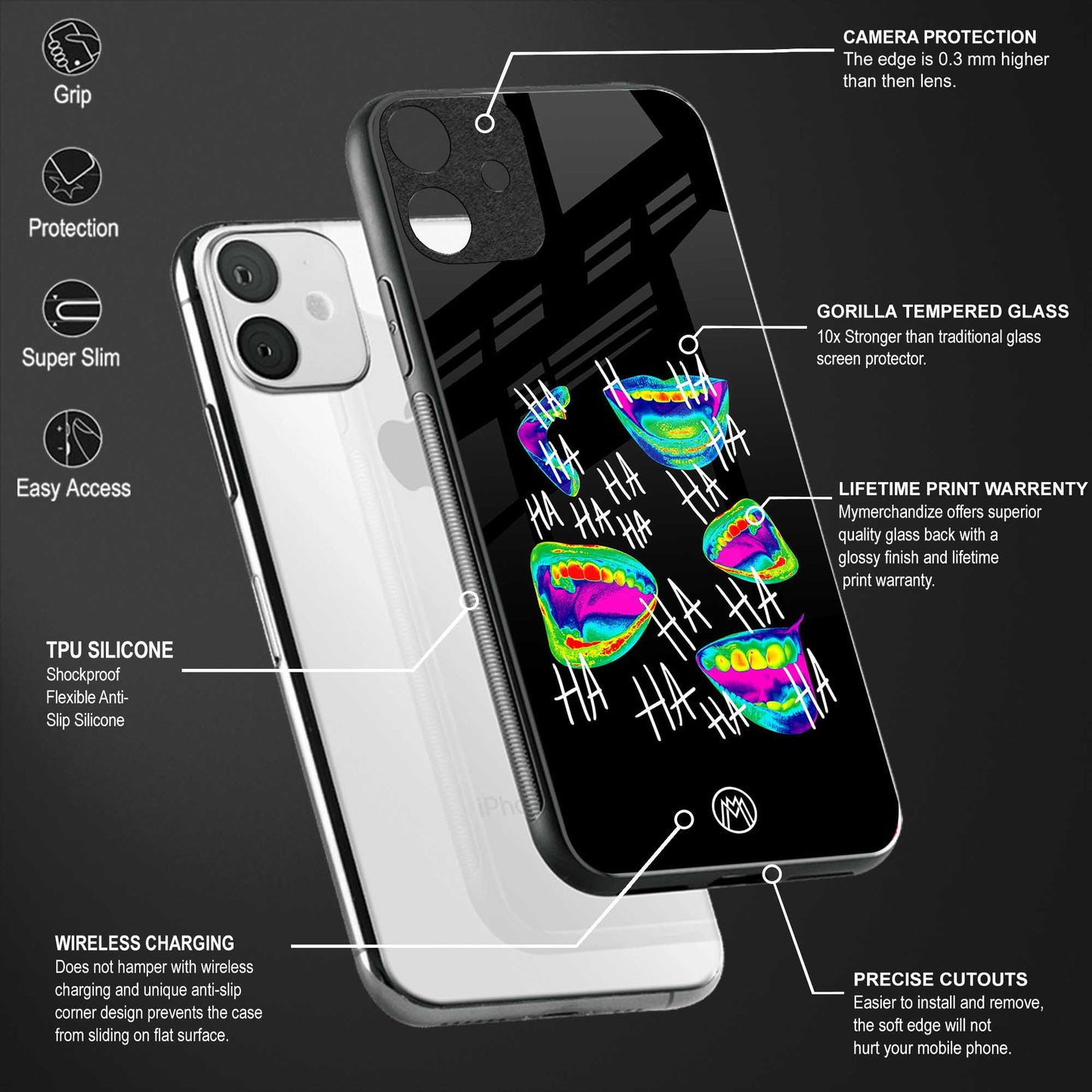 hahahahahaha back phone cover | glass case for samsung galaxy a73 5g
