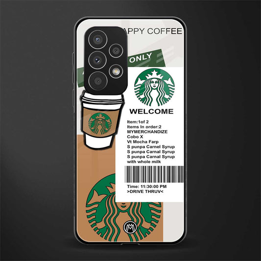 happy coffee back phone cover | glass case for samsung galaxy a23