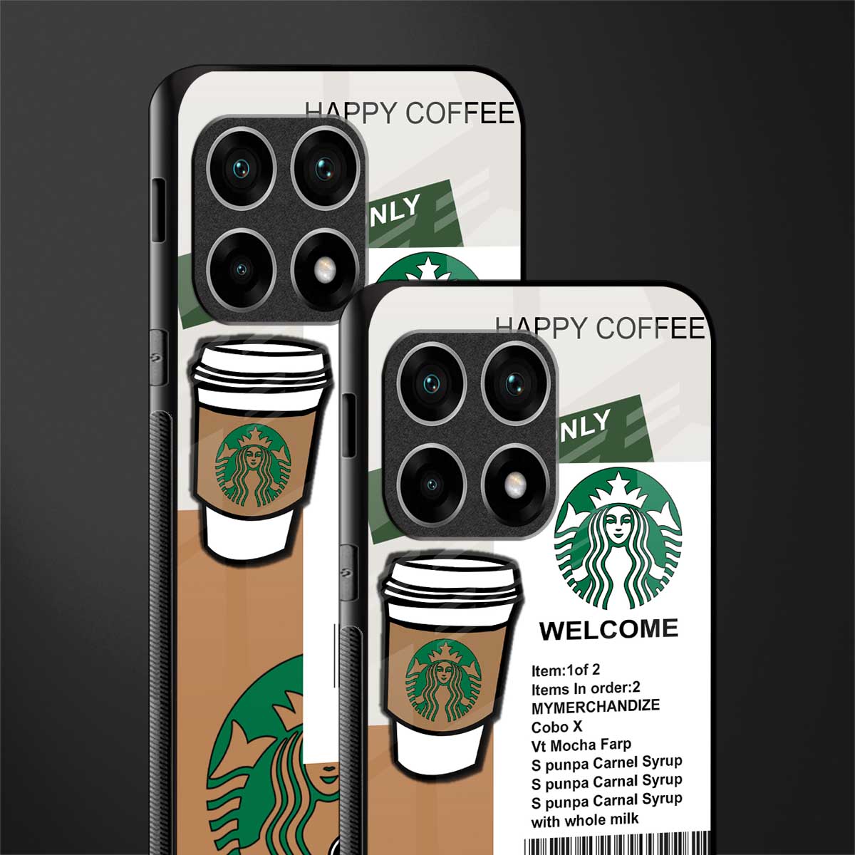 happy coffee glass case for oneplus 10 pro 5g image-2