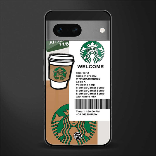 happy coffee back phone cover | glass case for google pixel 7