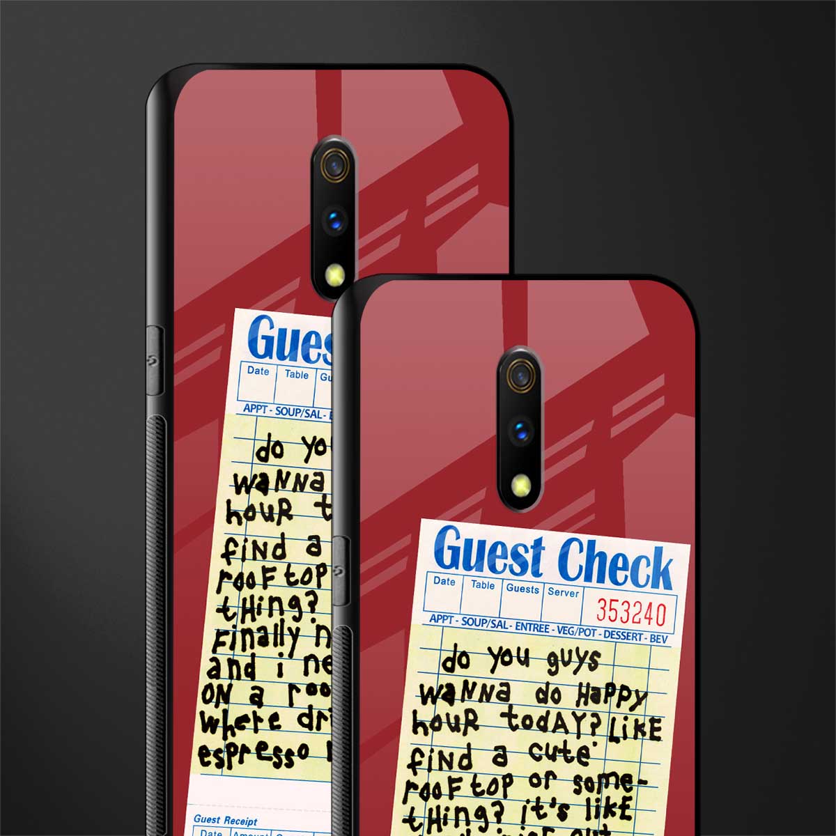 happy hour glass case for oppo k3 image-2