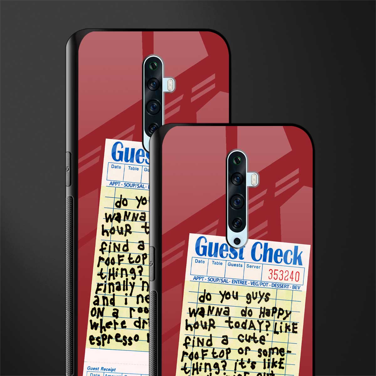happy hour glass case for oppo reno 2z image-2