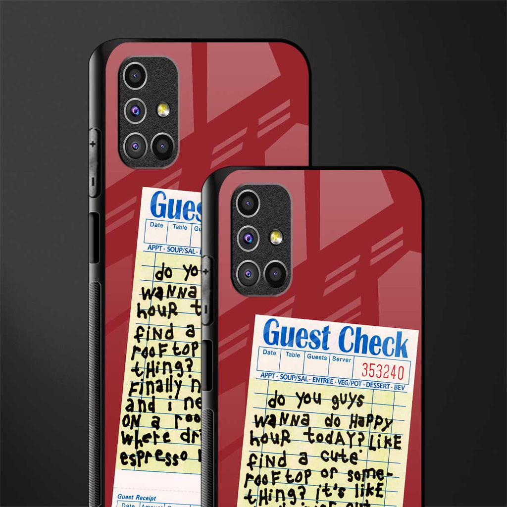 happy hour glass case for samsung galaxy m31s image-2