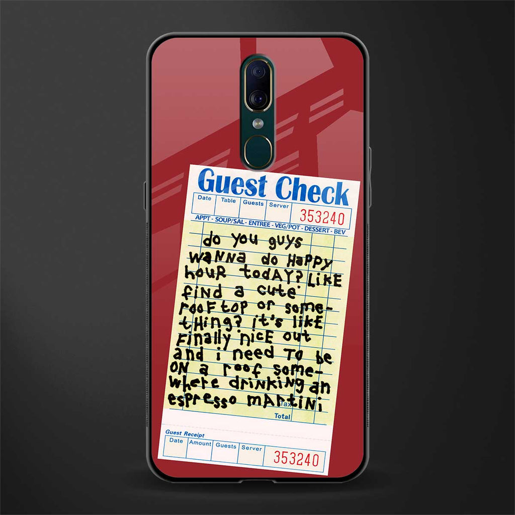 happy hour glass case for oppo f11 image