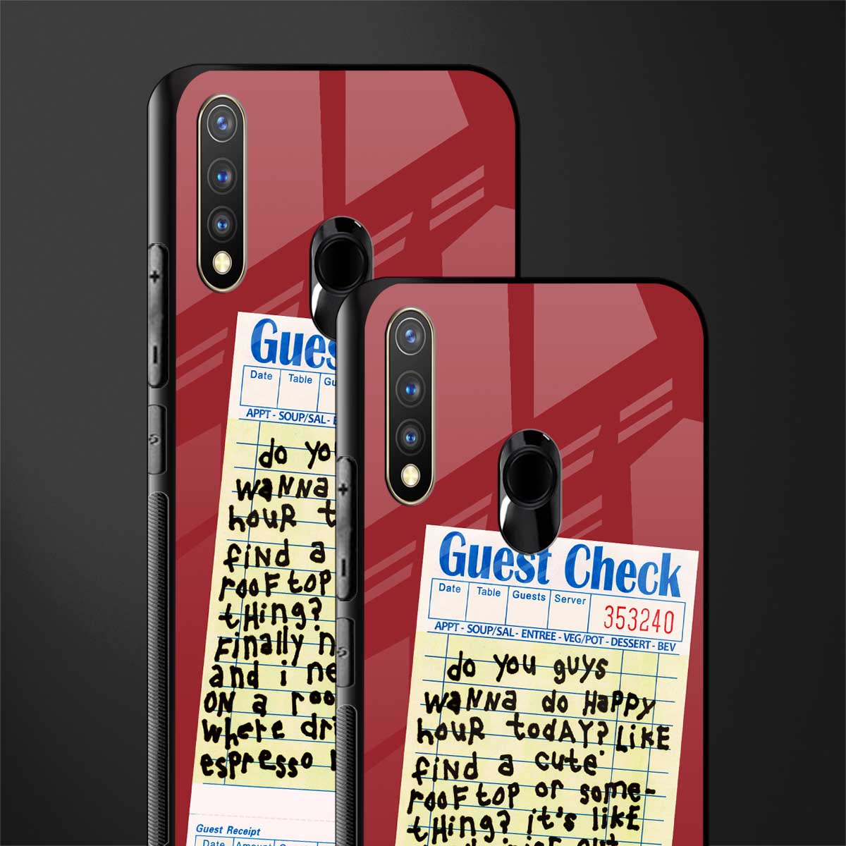 happy hour glass case for vivo y19 image-2