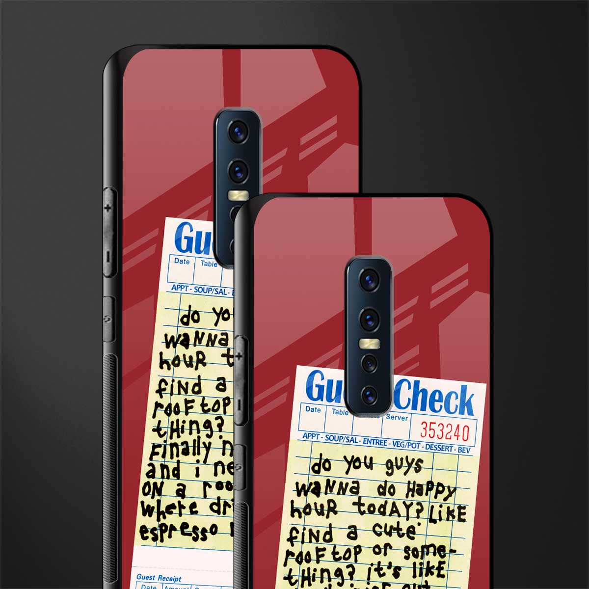 happy hour glass case for vivo v17 pro image-2