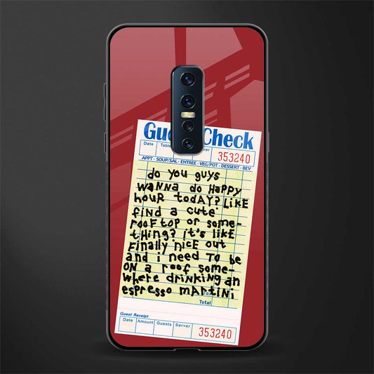 happy hour glass case for vivo v17 pro image