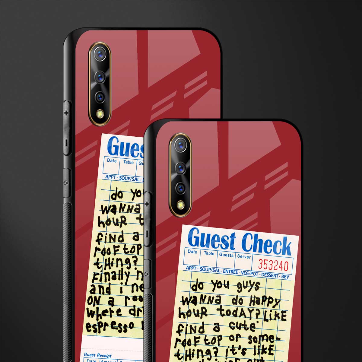 happy hour glass case for vivo z1x image-2