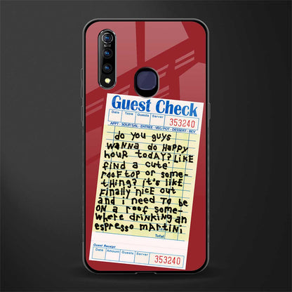 happy hour glass case for vivo z1 pro image