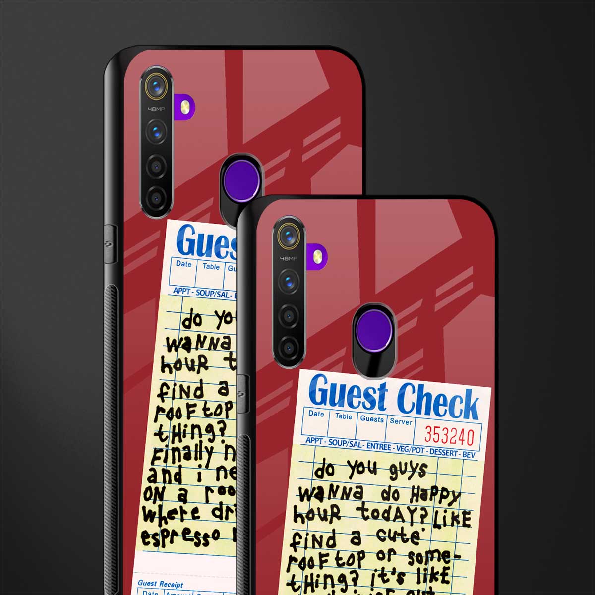 happy hour glass case for realme narzo 10 image-2