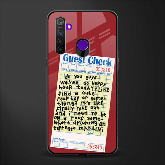 happy hour glass case for realme 5s image