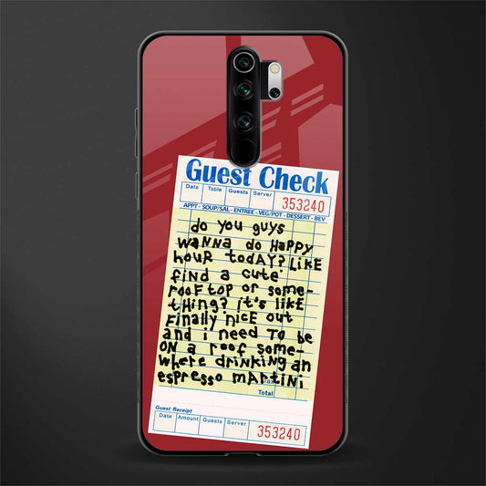 happy hour glass case for redmi note 8 pro image