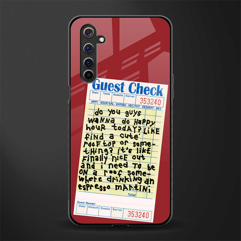happy hour glass case for realme 6 pro image