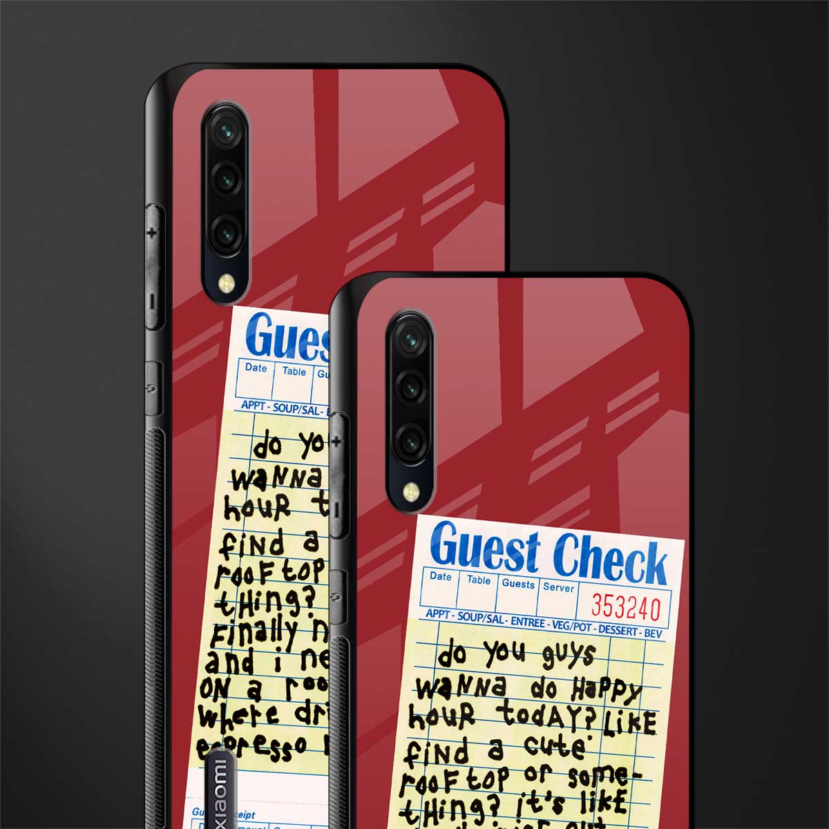 happy hour glass case for mi a3 redmi a3 image-2