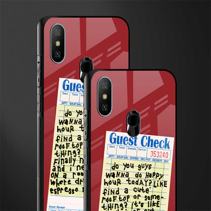 happy hour glass case for redmi 6 pro image-2