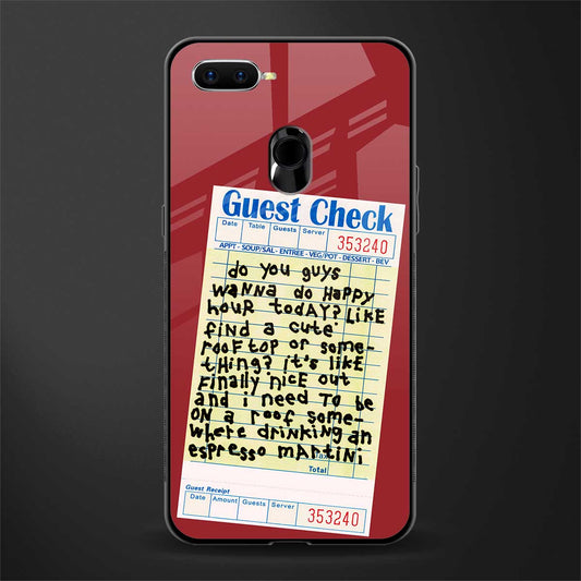 happy hour glass case for oppo a7 image