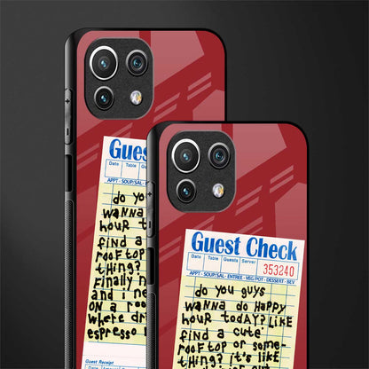 happy hour glass case for mi 11 lite image-2