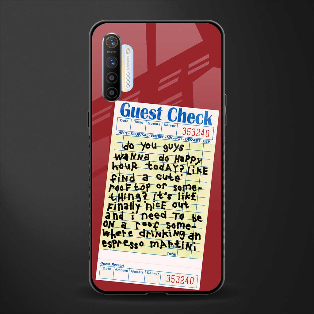 happy hour glass case for realme xt image
