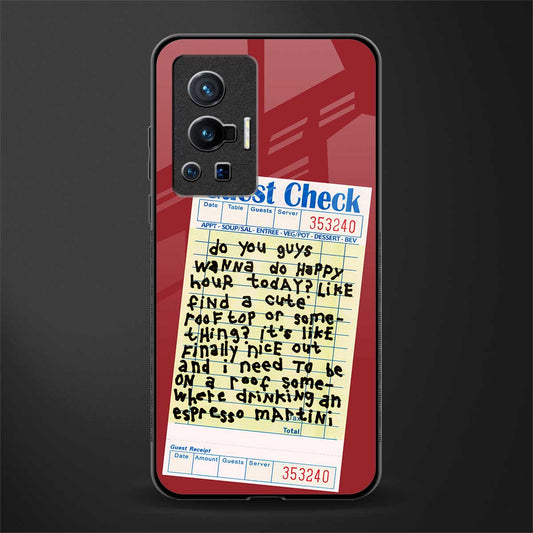 happy hour glass case for vivo x70 pro image