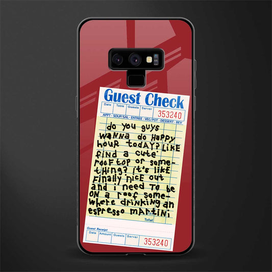 happy hour glass case for samsung galaxy note 9 image