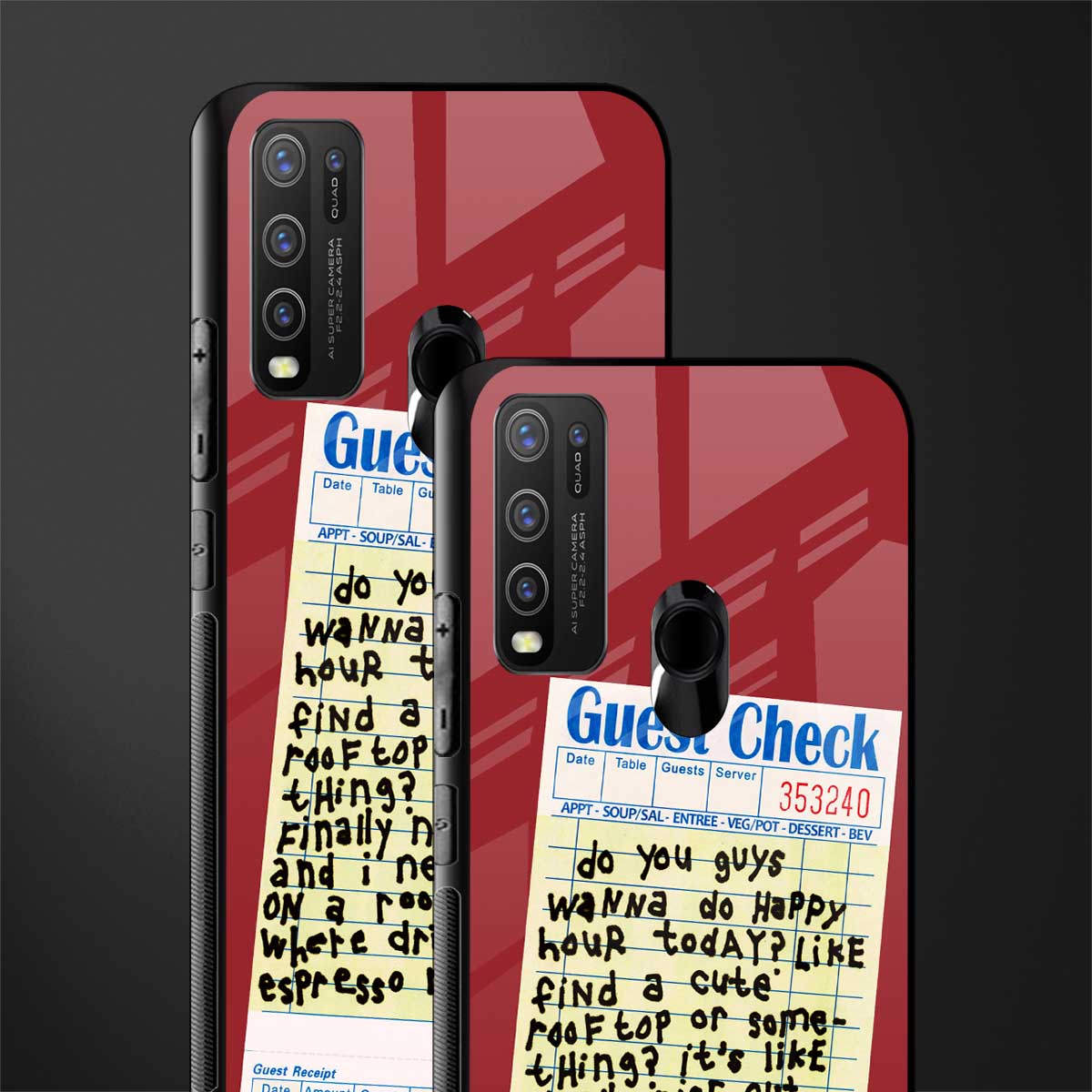 happy hour glass case for vivo y50 image-2