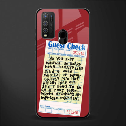 happy hour glass case for vivo y30 image