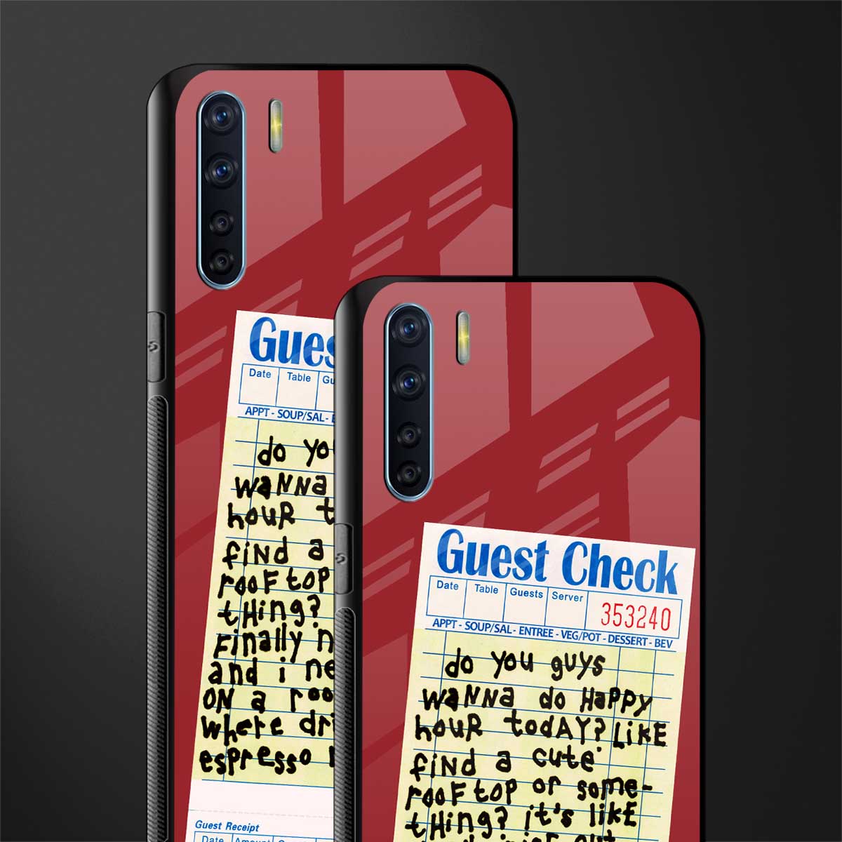 happy hour glass case for oppo f15 image-2