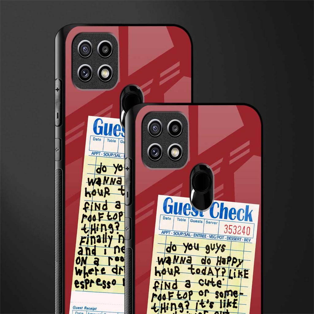 happy hour glass case for oppo a15 image-2
