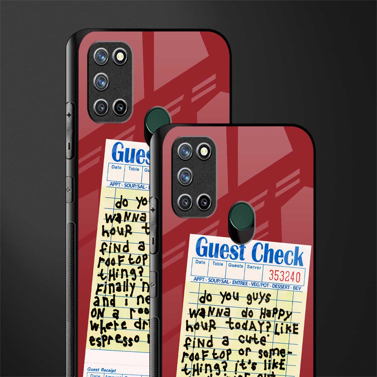 happy hour glass case for realme 7i image-2