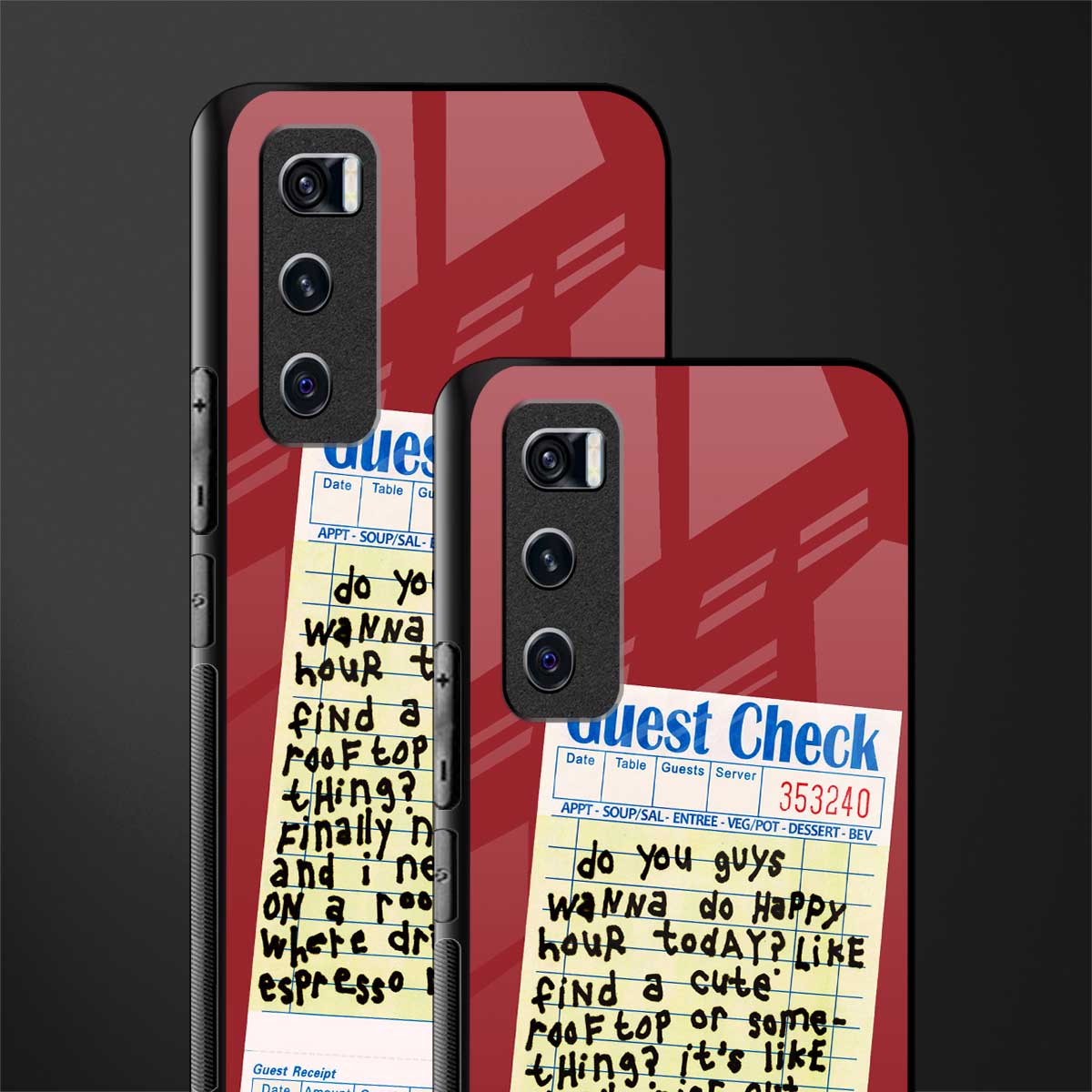 happy hour glass case for vivo v20 se image-2