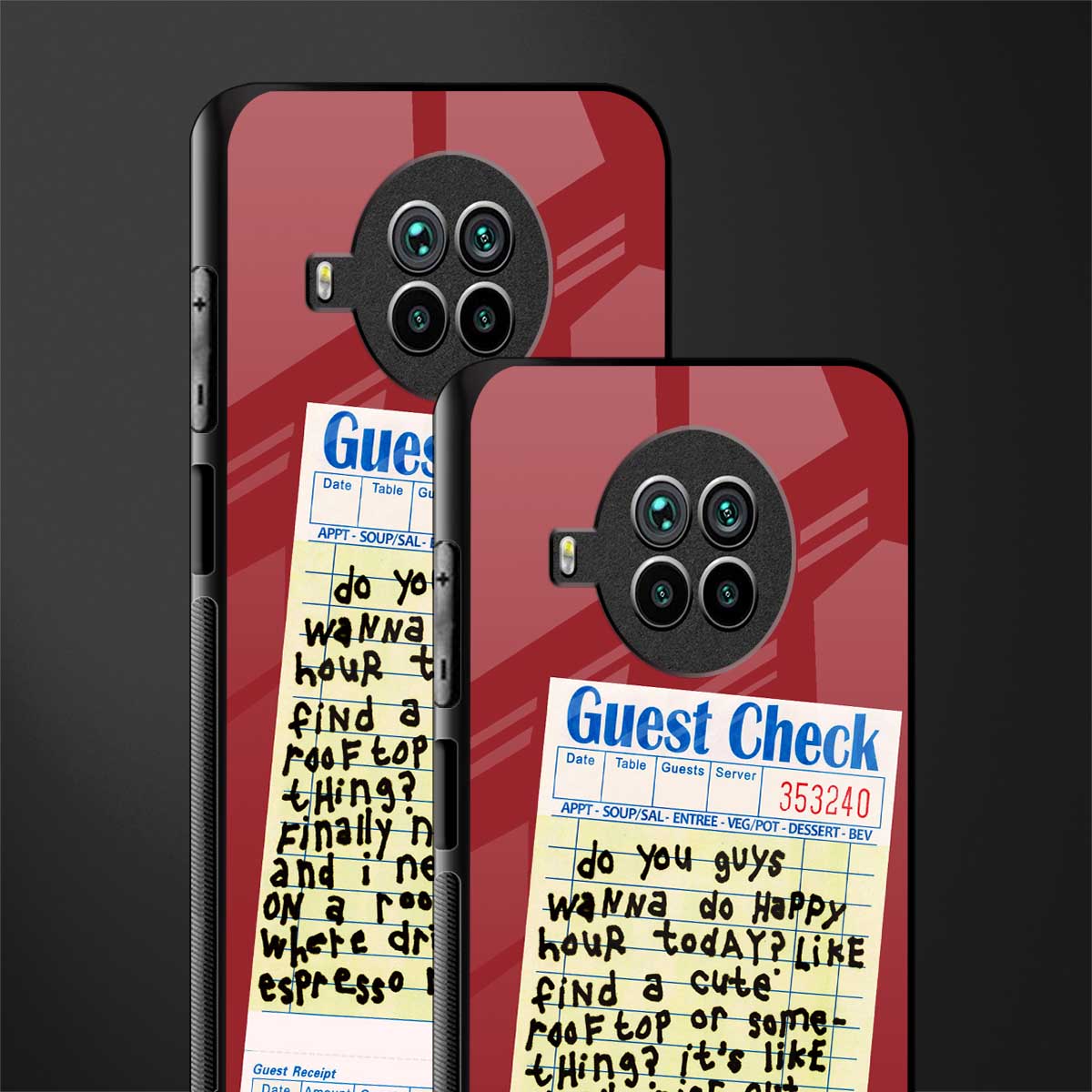 happy hour glass case for mi 10i image-2