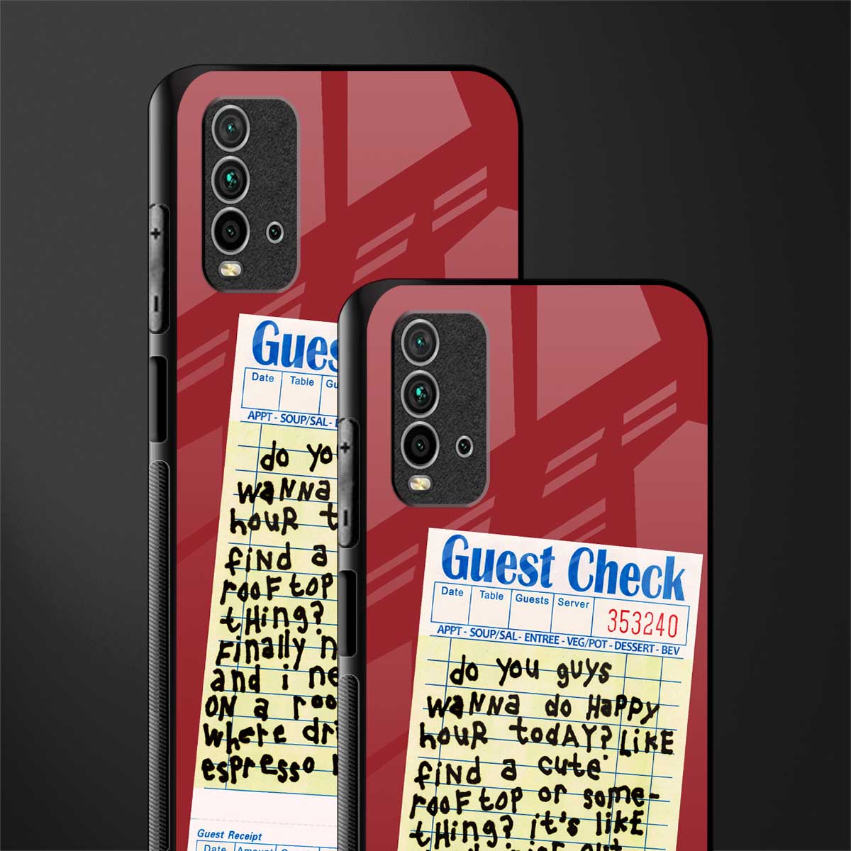 happy hour glass case for redmi 9 power image-2