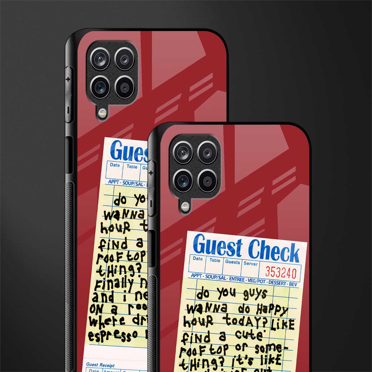 happy hour glass case for samsung galaxy a12 image-2