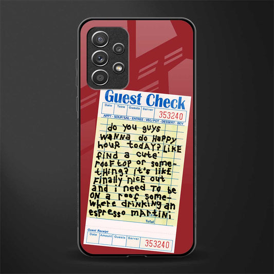 happy hour glass case for samsung galaxy a72 image