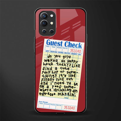 happy hour glass case for oneplus 9r image