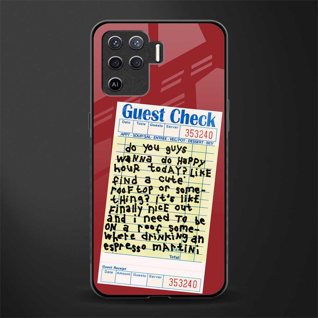 happy hour glass case for oppo f19 pro image