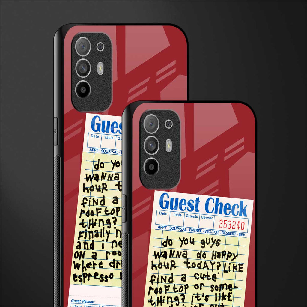 happy hour glass case for oppo f19 pro plus image-2