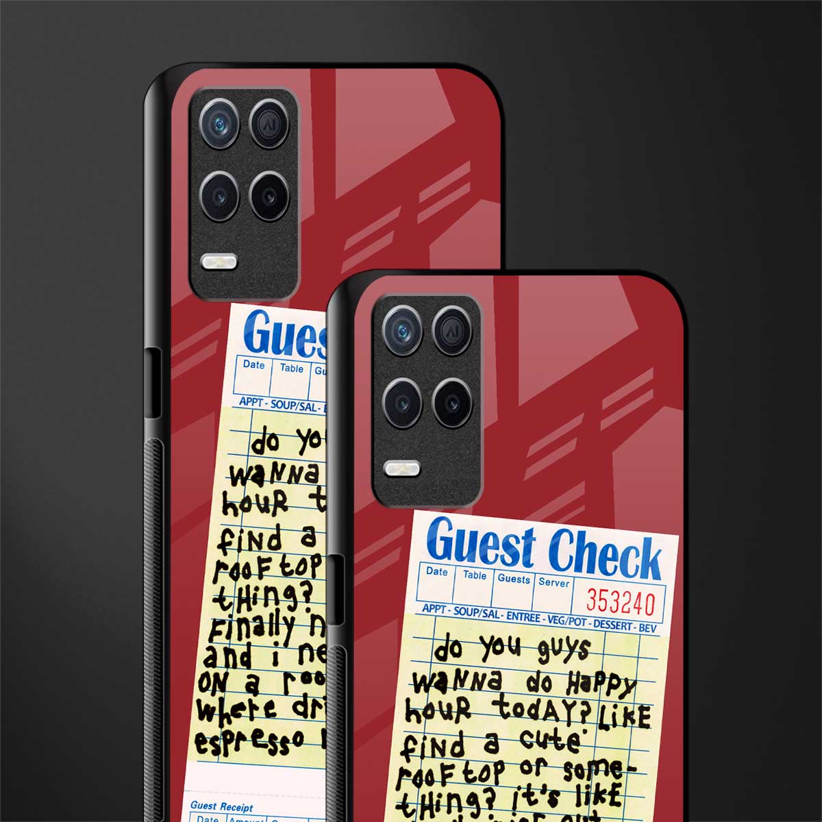 happy hour glass case for realme 8 5g image-2