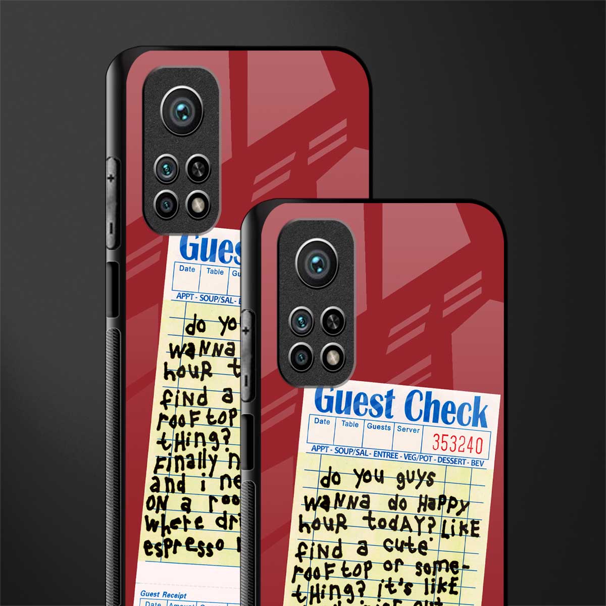 happy hour glass case for mi 10t pro image-2