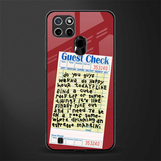 happy hour glass case for realme c21 image