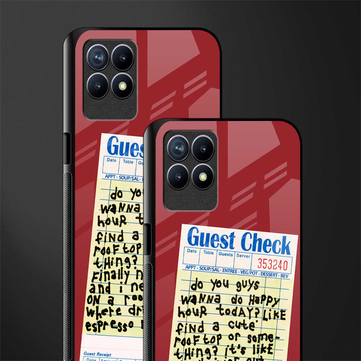 happy hour glass case for realme 8i image-2