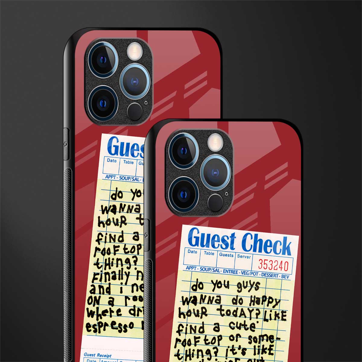happy hour glass case for iphone 12 pro image-2