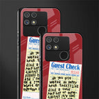 happy hour back phone cover | glass case for realme narzo 50a