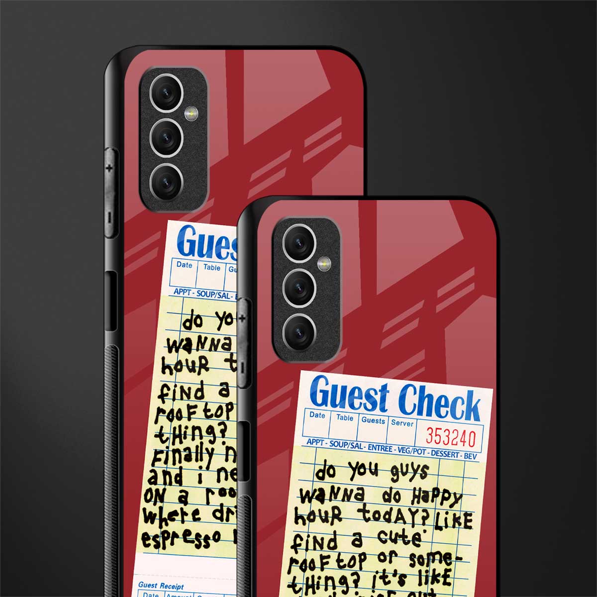 happy hour glass case for samsung galaxy m52 5g image-2