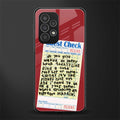 happy hour back phone cover | glass case for samsung galaxy a73 5g