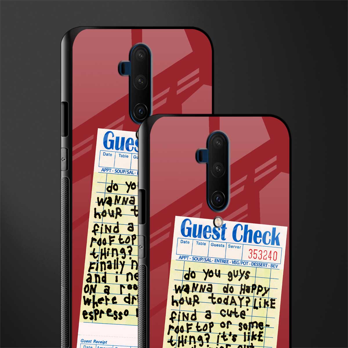 happy hour glass case for oneplus 7t pro image-2